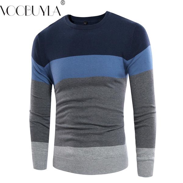 

2018 new sweater men autumn design patchwork pullover man o-neck casual brand clothing plus size -3xl kintting sweater macho, White;black