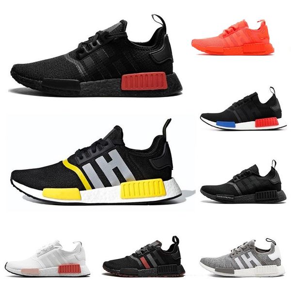 

black blue white pink red grey runner nmd r1 xr1 primeknit pk low men women running shoes fashion sports designer sneakers eur 36-45