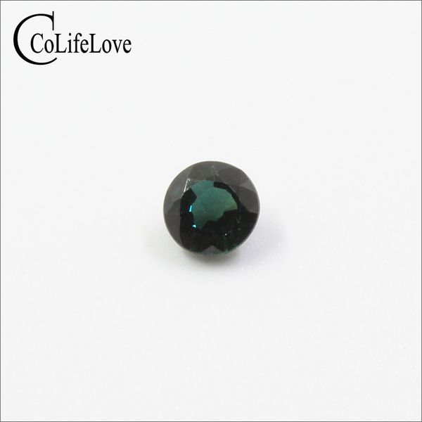 5 мм до 7 мм натуральный сине-зеленый сапфир свободный драгоценный камень из Китая 100% реального нет нагрева