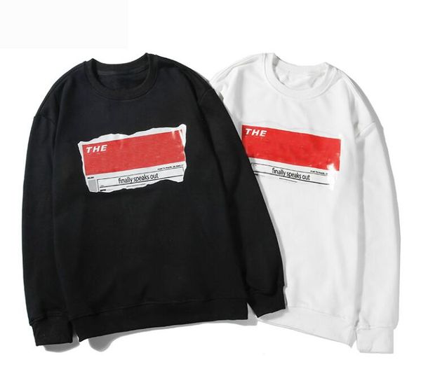

autumn designer hoodies for men autumn brand pullover sweatshirts coats with letters fashion mens hoodies clothes m-2xl optional, Black