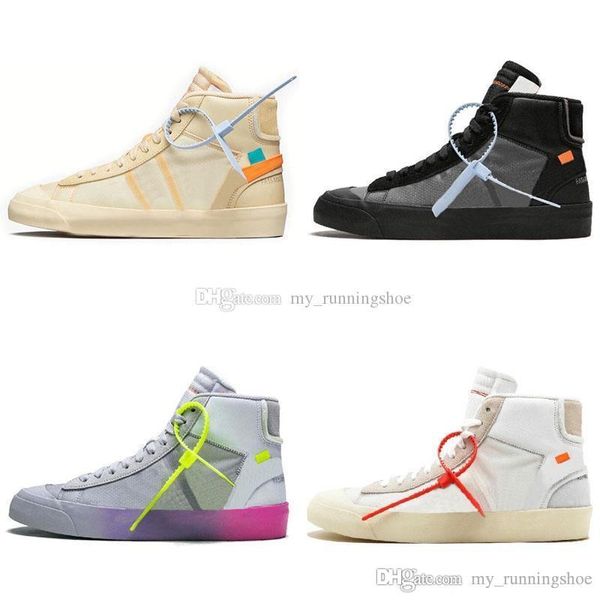 

serena williams x blazers mid rainbow all hallows eve men running shoes blazer mid studio grim reepers womens trainers designer 10x sneakers, White;red