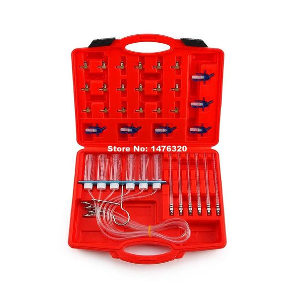 

car diesel injector fuel flow detector tester tool auto cylinder common rail injector diagnostic set at2003