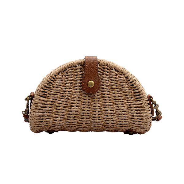 

summer fashion straw bag women's bag new fashion korean version of joker woven shoulder web celebrity messenger mini