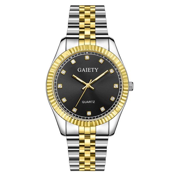 

men's watches luxury mens waterproof white rose gold stainless steel sport man clock analog quartz business army wrist watch, Slivery;brown