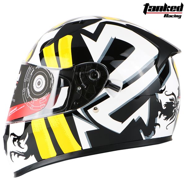 

new genuine full face helmets winter warm double visor motorcycle helmet casco motorbike capacete