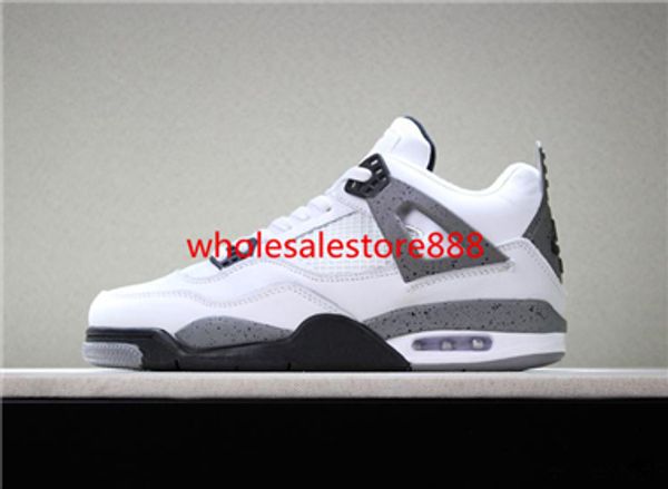 

hococal designer shoes bred 4s sport shoes  pale citron pure money lighting royalty black white cement trainer sports sneaker, Black;red