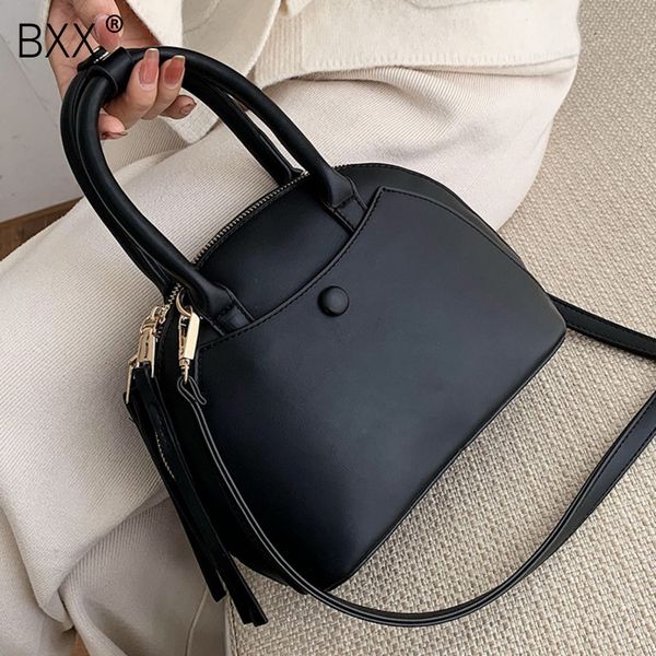 

bxx] pu leather crossbody shell bags for women 2020 new shoulder messenger bag female travel handbags hk081