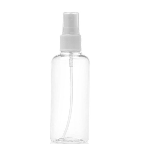 

100ml transparent packing bottle plastic spray perfume bottle high-grade refillable pet bottle with spray pump fragrance & deodoran