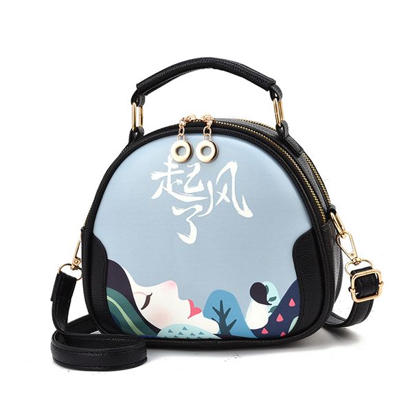 

korean small bag women 2019 new style chinese version of fashion girl mini shoulder messenger bags with long strap desigener bag