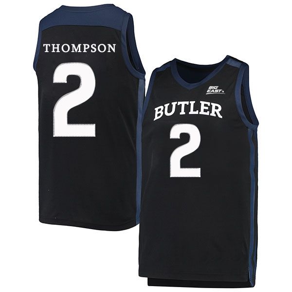 

aaron thompson stitched men's butler bulldogs bryce golden bryce nze campbell donovan christian david college basketball jersey, Black