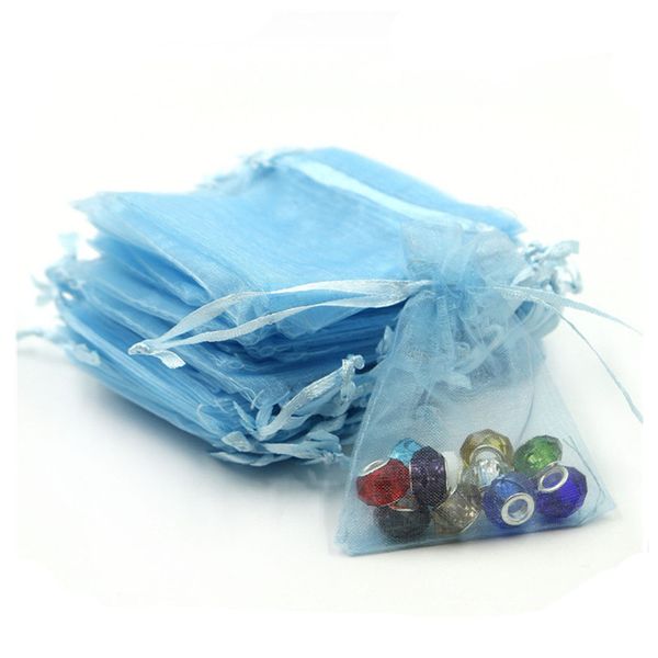 

50pcs organza bag 10x12 13x18cm jewelry bag wedding decoration gift bags jewelry pouches packaging tulle fabric dragees bags 7z