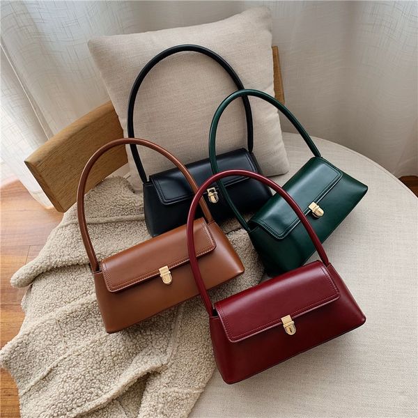 

handbag new vintage pu women's bag minimalist handbag high-quality stylish shoulder bag