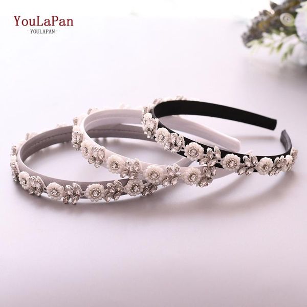 

youlapan s101-fg silver bridal hair accessories pearl rhinestone wedding hair vines for bride sliver diamond wedding headband