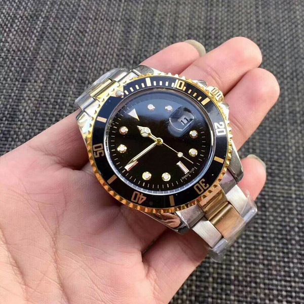 

Новая автоматическая дата Топ роскошные модные мужские и женские часы из нержаве