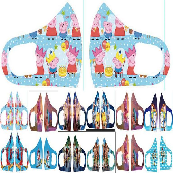 

princess face mask stretch fashion mouth performance masks 8years cartoon masks facemasks pudec loveshop01