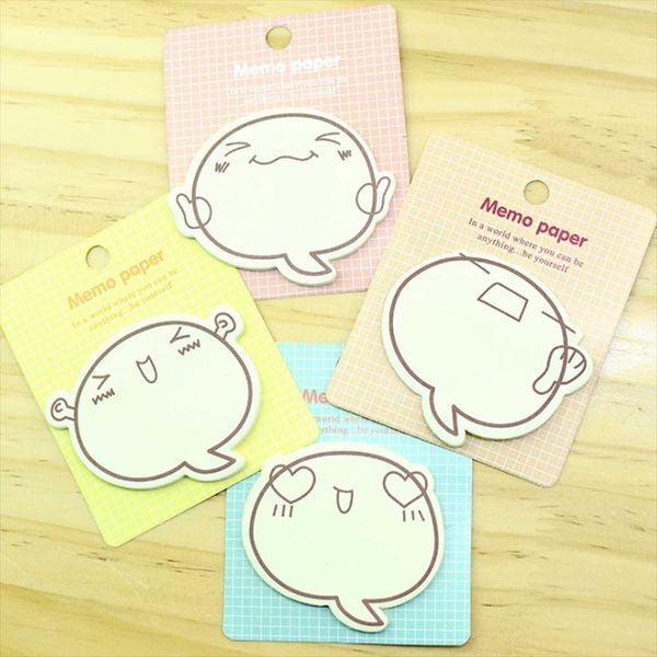 

creative cartoon expression inspirational brother n times sticker self-adhesive memo pad sticky notes school office supplies