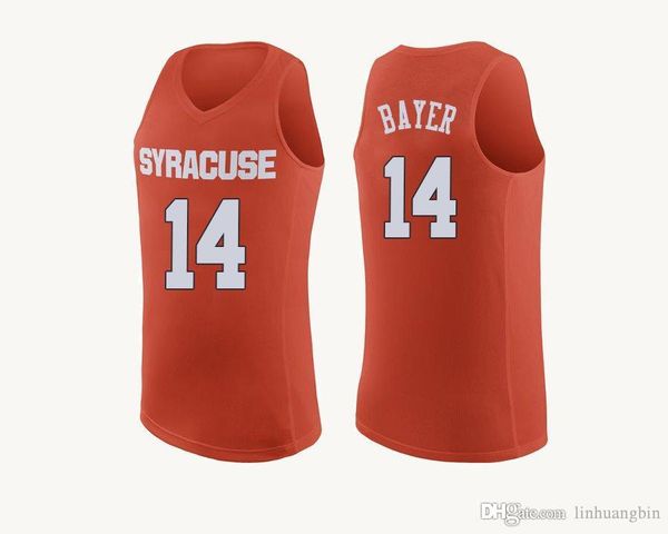 

braedon bayer men's syracuse orange shaun belbey paschal chukwu home patrick herlihy white stitched college basketball jersey, Black