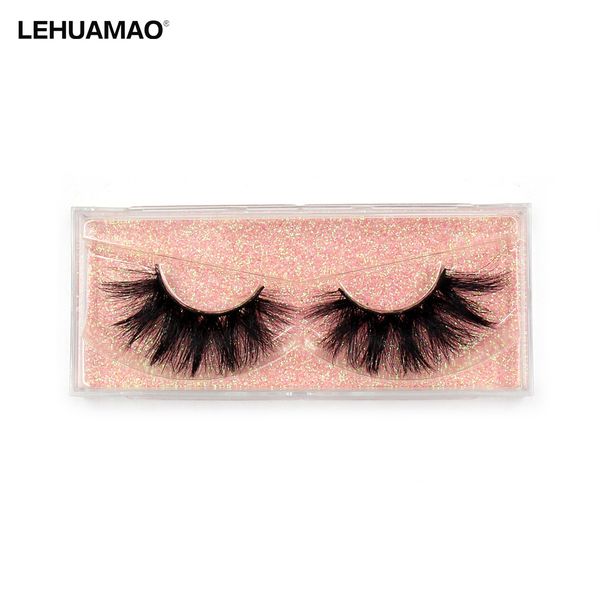 

lehuamao makeup eyelashes 3d mink lashes thick cross mink eyelashes fluffy natural long lashes dramatic big eyelash extensionz01