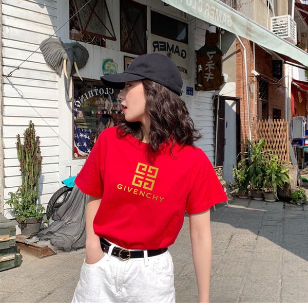 

new designer fashion women's t-shirt casual t-shirt round neck short sleeve embroidery pearl t-shirt white simple style