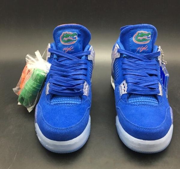 

new basketball shoes 4 north carolina blue florida gators for men j4 4s flight sports sneakers size 40-47 00, White;red
