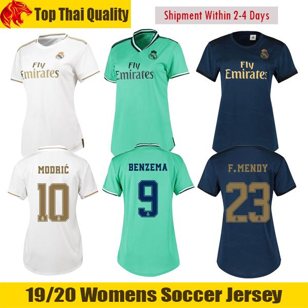 

19 20 Real Madrid Women Jersey 2019 2020 BENZEMA BALE Womens Soccer jersey VINICIUS JR. Womens Soccer Shirt HAZARD Ladies Football Shirt