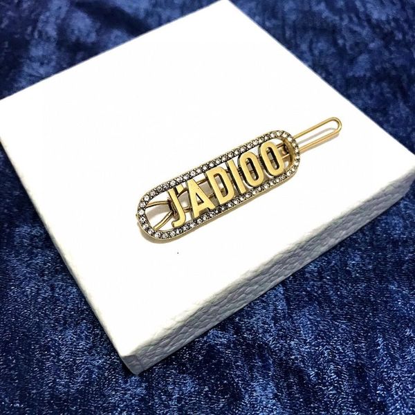 

новый лучшие продажи классический алфавит бриллиант дизайнер заколки роскошные дизайнер ювелирных изделий женщины волос клипы, Golden;silver