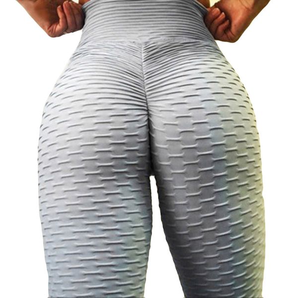 

women ports yoga workout gym fitness exercise athletic pants femme workout legging push up elastic slim pants plus size, Black;white