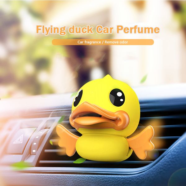 

flying duck car perfume air conditioning air outlet fragrance clip solid colognes essential oil eliminate odor freshener