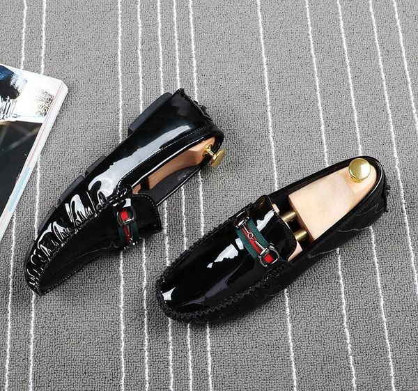 

2018 Мужские туфли на плоской подошве Повседневная обувь Итальянские дизайнерские