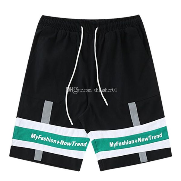 

горячий продавать mens short hip hop mens конструктора короткие высокого качества вскользь лето шаблон короткие pant размер m-2xl, White;black