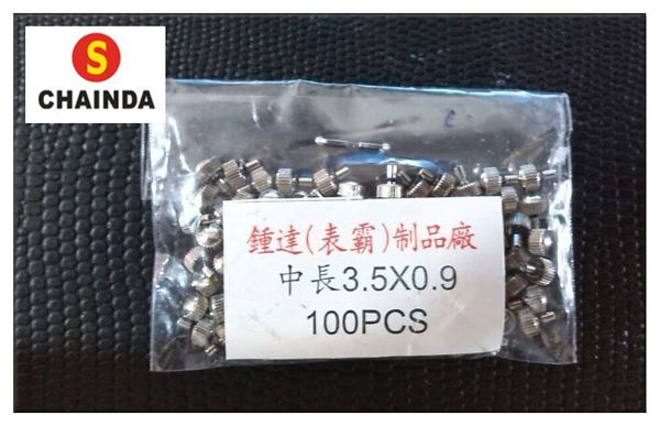 

100pcs long tube 0.9*3.5mm stainless steel watch crown for watch repair