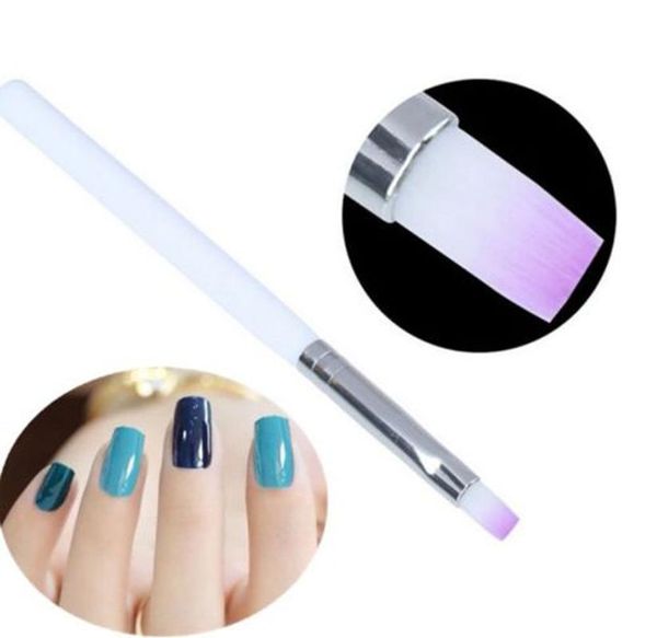 

50pcs/10cs acrylic nail art brush decorations set tools professional painting pen for false nail tips uv gel polish brushes, Yellow