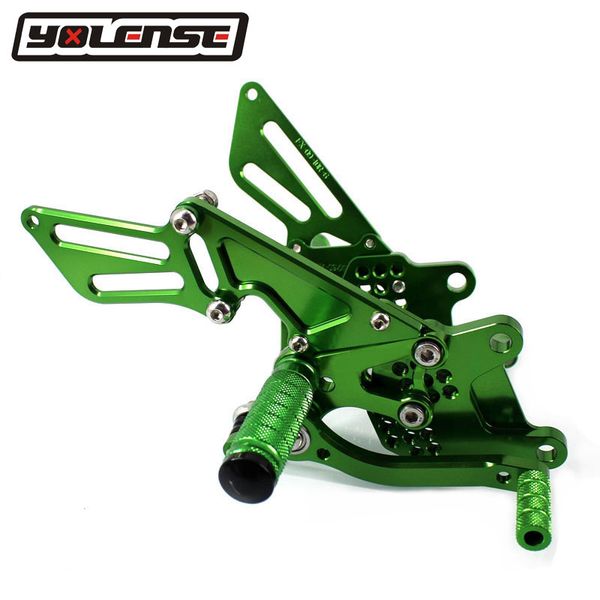 

for ninja zx-10r zx10r zx 10r 2008 2009 2010 motorcycle accessories cnc footrest rear sets adjustable rearset foot pegs