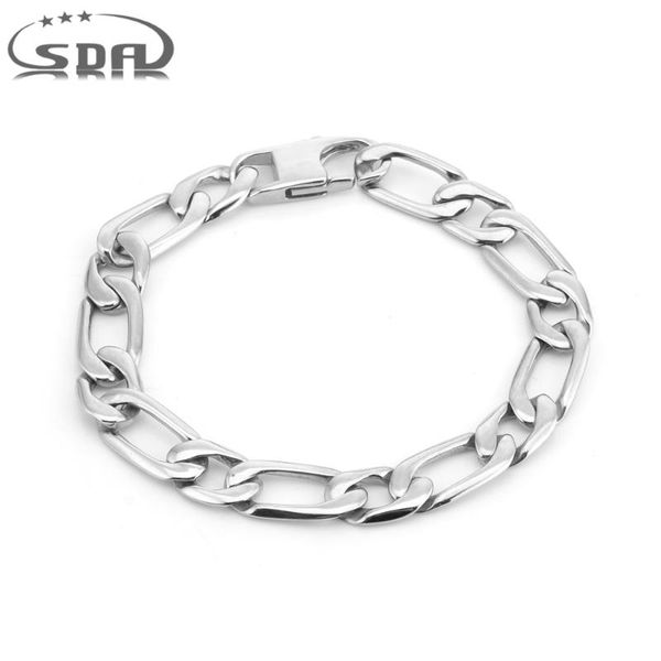 

punk miami cuban choker bracelet statement hip hop silver thick chain bracelet bangles women jewelry, White