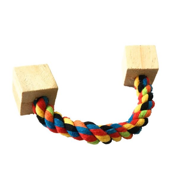 

natural wooden rabbits toys pine dumbells unicycle bell roller chew toys for guinea pigs rat small pet molars supplies s02