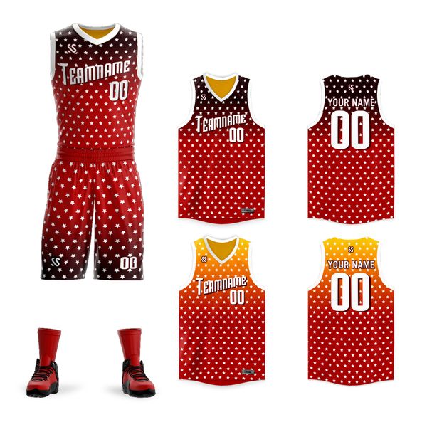 

2019 men's china basketball uniform set sportswear kits basketball jerseys diy tracksuits custom double-sided suit s-6xl, Black