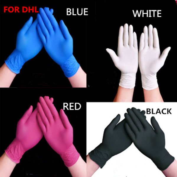 

disposable black tattoo latex gloves to prevent bacterial infection are available with large and small accessories fast ship