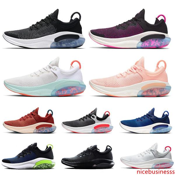 

joyride run men women running shoes triple black white platinum tint university red breathable jogging trainer athletic sport sneakers