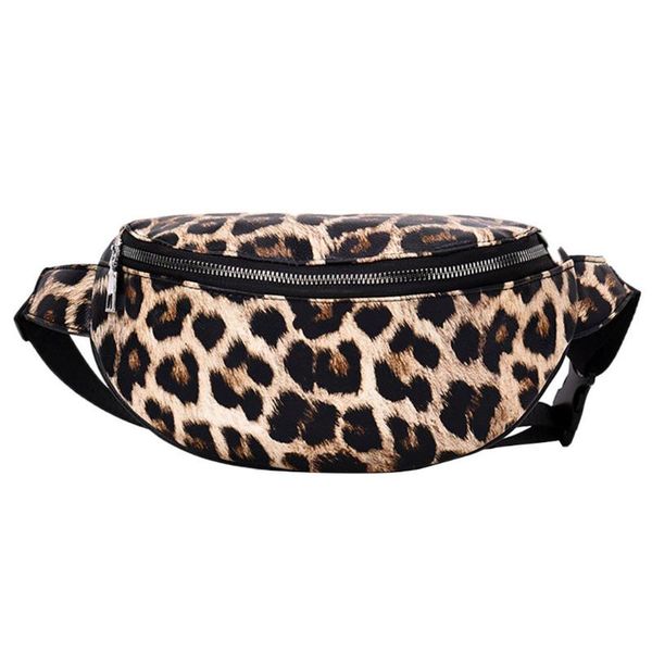 

maison fabre chest bag woman leather shoulder bag phone waist pocket leopard zipper messenger 2020 ladies casual handbags