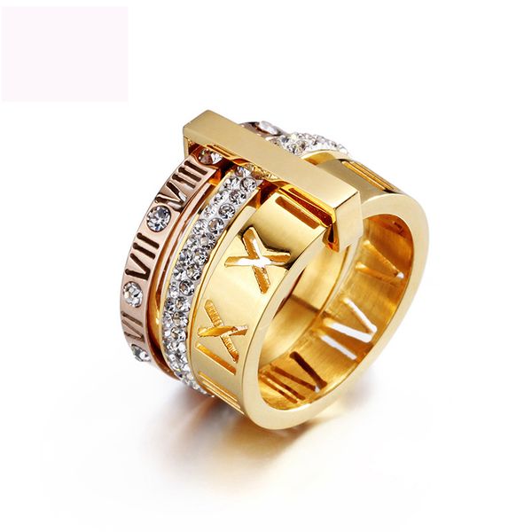 

luxury number finger rings fashion jewelry with zircon women rings anniversary engagement party wedding gifts ing, Silver