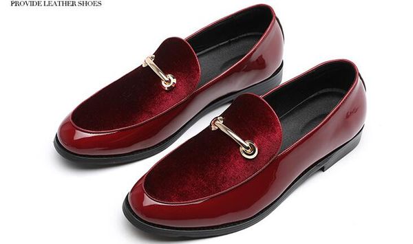 

2019 luxury men casual wedding nightclub patent dress shoes genuine leather pointed toe brogue flat shoes slip on loafers male oxford 38-46