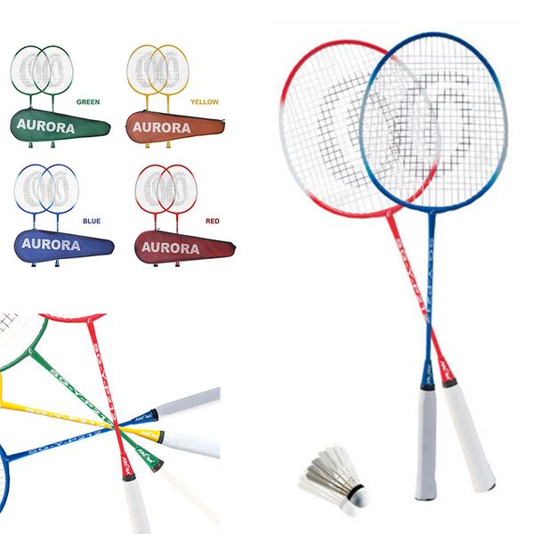 

badminton racket nylon lightweight game school professional ferroalloy movement sporting goods toys