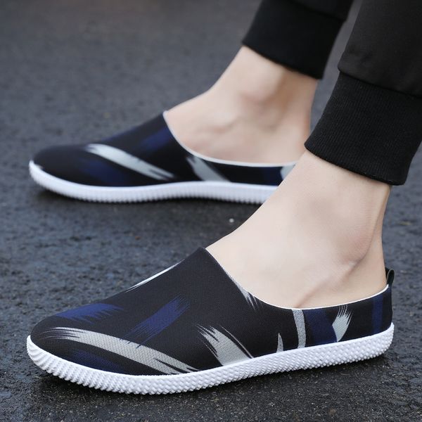 

men shoes canvas slipper shoe outdoor sport walking shoes sneakers men casual flat wear-resisting loafer