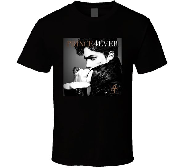 

men's t-shirts prince 4ever mens t shirt clothing size s 2xl, White;black