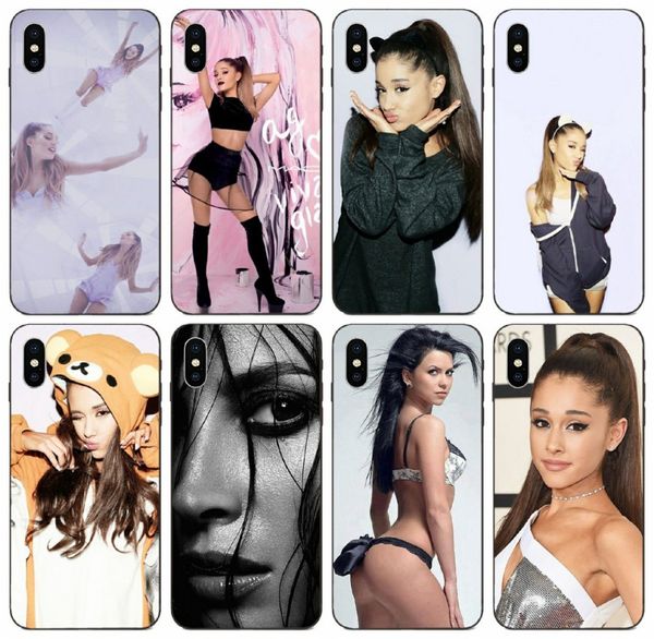 

tongtrade] gril ariana grande pop star case for iphone 11 pro max x xs xr 6s 5s 5c 5 samsung j2 honor 9 sony xperia m4 wholesale case