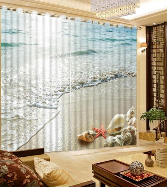 

customize beach shell window curtain bed room living room l mall window curtain