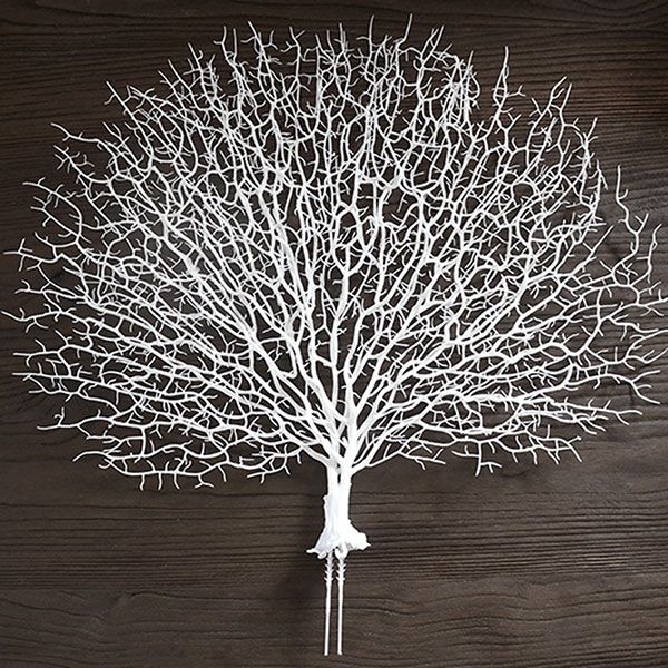 

artificial coral branch fake tree branches dried wedding home white decoration plants lbshipping plant