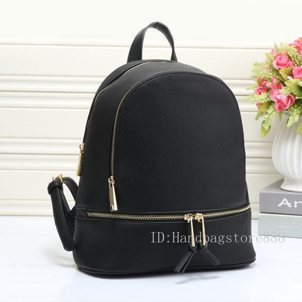 

wholesale women bags real zip backpack ladies bags pu leather handbags girls school bags shoulder tote bag fashion purse