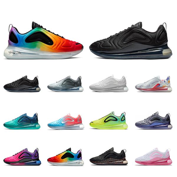 

nike air max 720 высочайшее качество мужская обувь wumen 2019 модные спортивные кроссовки многоцветный be true volt metallic platinum pride