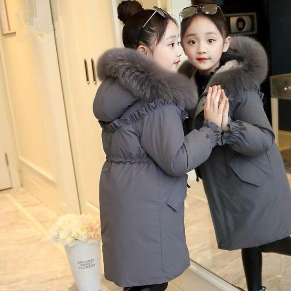 

long winter coat for girl kids coat 2020 winter boys jacket for boys children clothing hoodie outerwear girls baby boy clot, Blue;gray